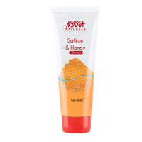 Nykaa Naturals Saffron & Honey Glowing Face Wash : 100 ml