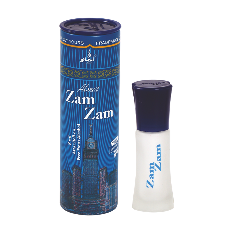 Shop Almas Attar ZAM ZAM | Exclusive Tina Ittar | Alcohol Free Perfume Oil 8ML