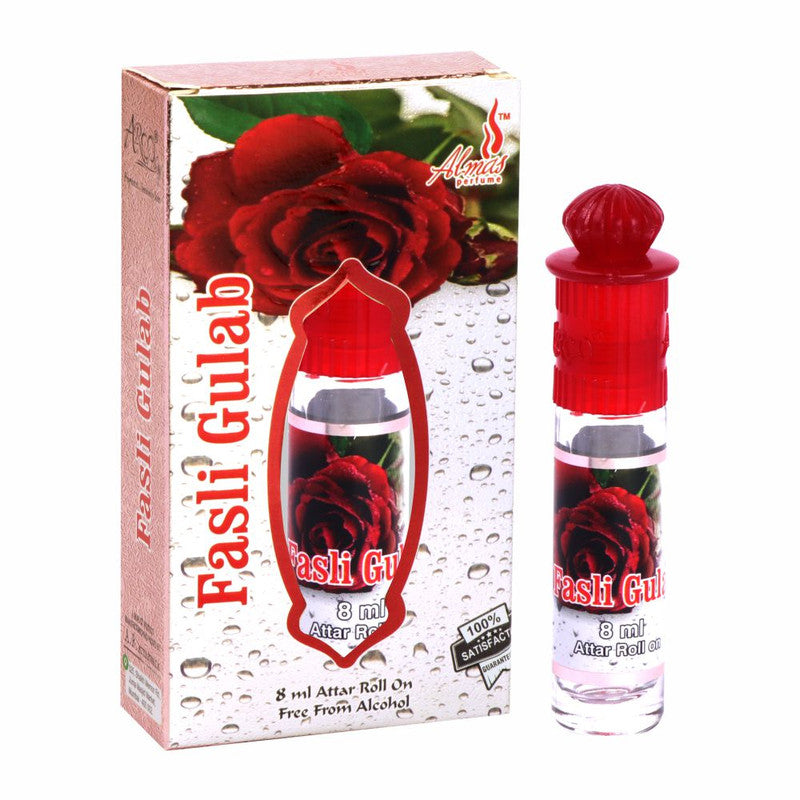 Shop Almas Attar  FASLI GULAB | Taj Ittar | Alcohol Free Perfume Oil 8ML