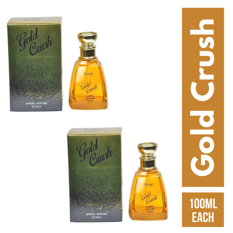 Always Gold Crush Perfume 100ML Each (Pack of 2)