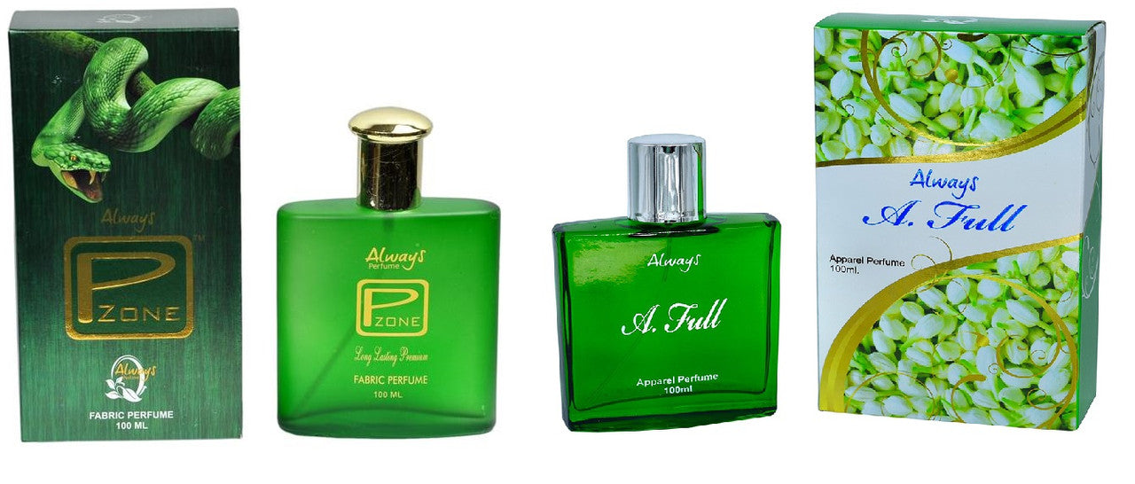 Always Pzone & A Full Perfume 100ML Each (Pack of 2)