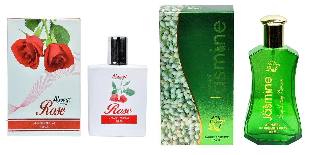 Always Rose & Jasmine Perfume 100ML Each (Pack of 2)