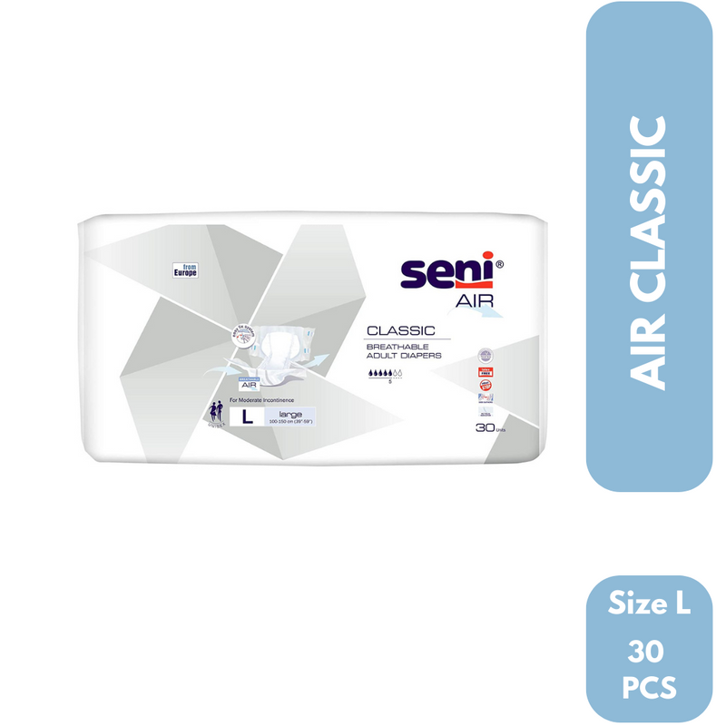 Shop Seni Air Classic Breathable Adult Diapers (Large) 30 Piece