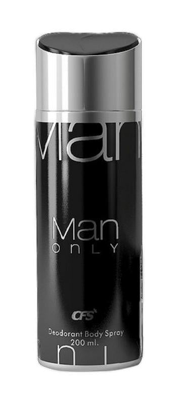 Shop CFS Man Only Black Deodorant 200ML For Men