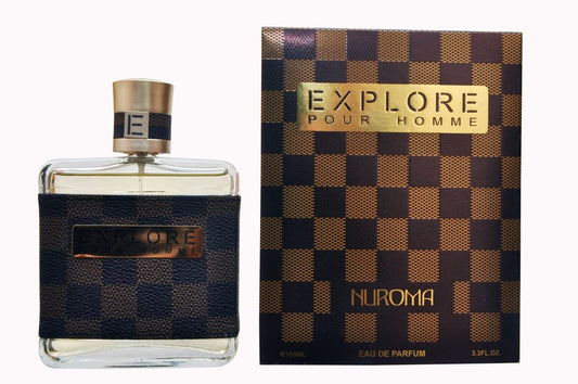 Shop CFS Nuroma Explorer Brown Checks Perfume 100ML