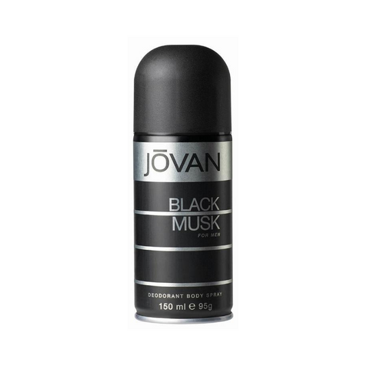 Jovan Black Musk Deodorant Body Spray 150ML For Men