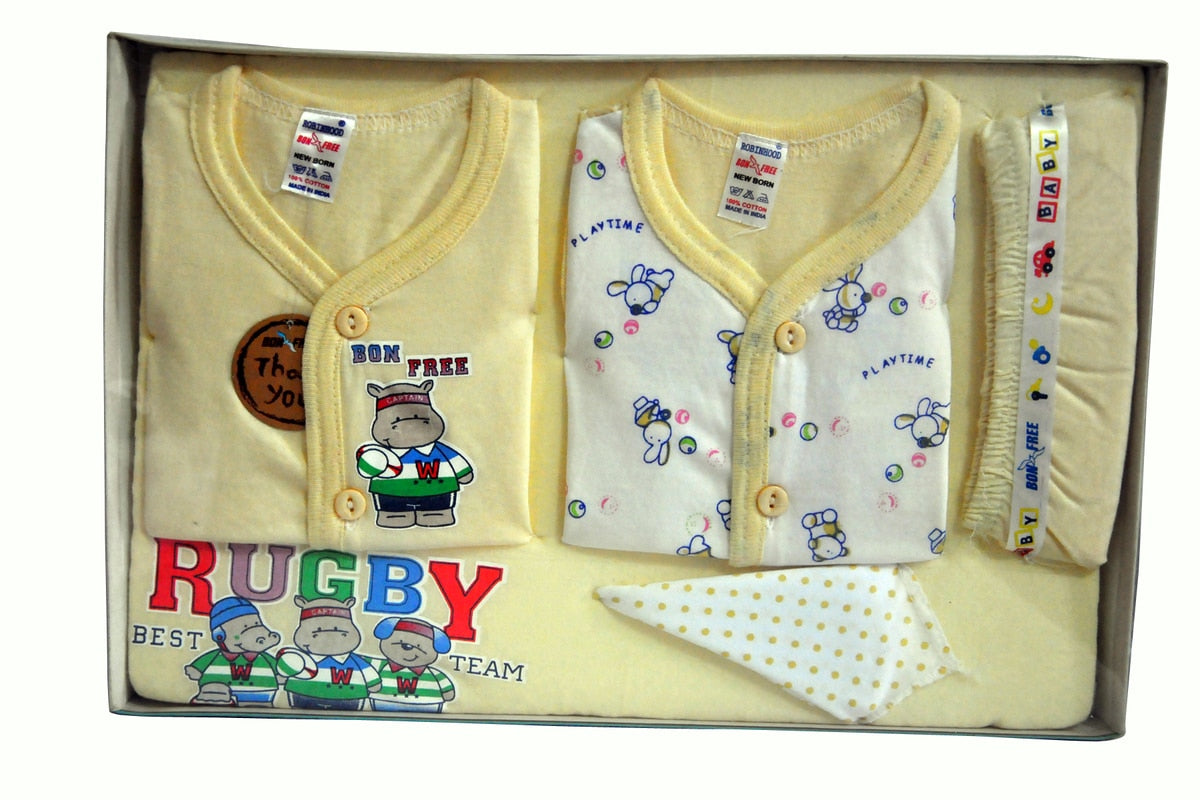 Shop Marvel 100% Cotton New Born Gift Set of 5 Pcs 0-3 Months