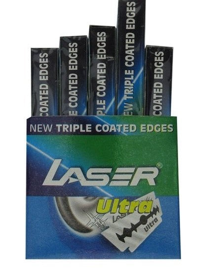 Shop Laser Ultra Blade Saloon Pack 50 Blades