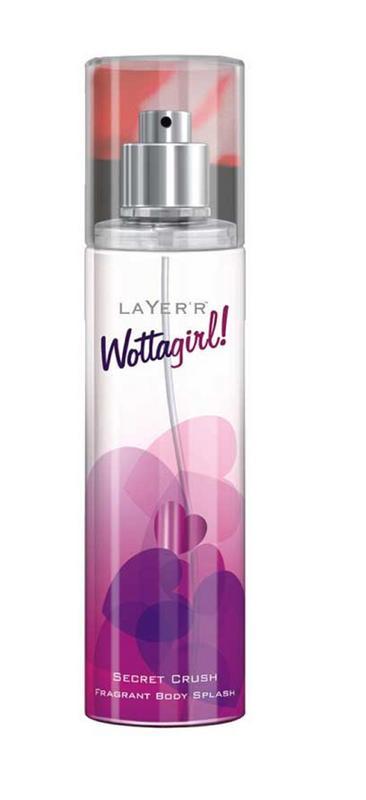 Shop Layerr Wottagirl Secret Crush Perfume Body Spray 135ML for Women at bellegirl lifestyle