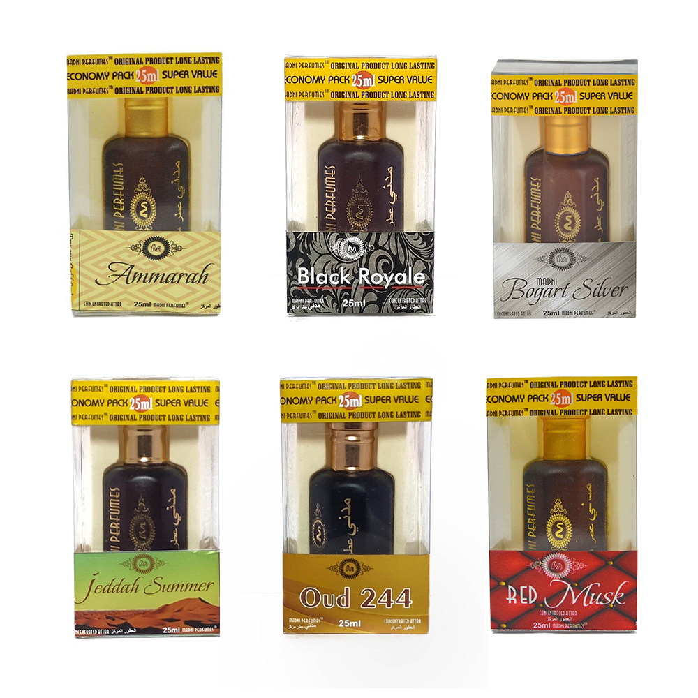 Madni Eidi Eidiyah Special 25ML Attars Giftset (Pack of 6)
