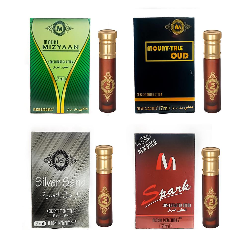 Madni Ramzan Kareem Special 7ML Attars Giftset (Pack of 4)