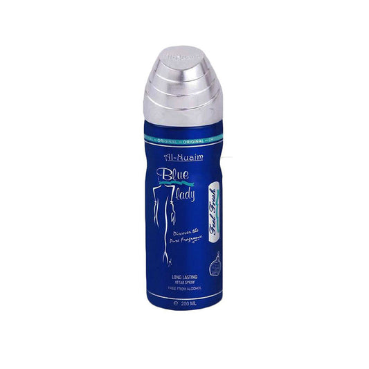 Shop Al-Nuaim Blue Lady No Alcohol Deodorant 200ML