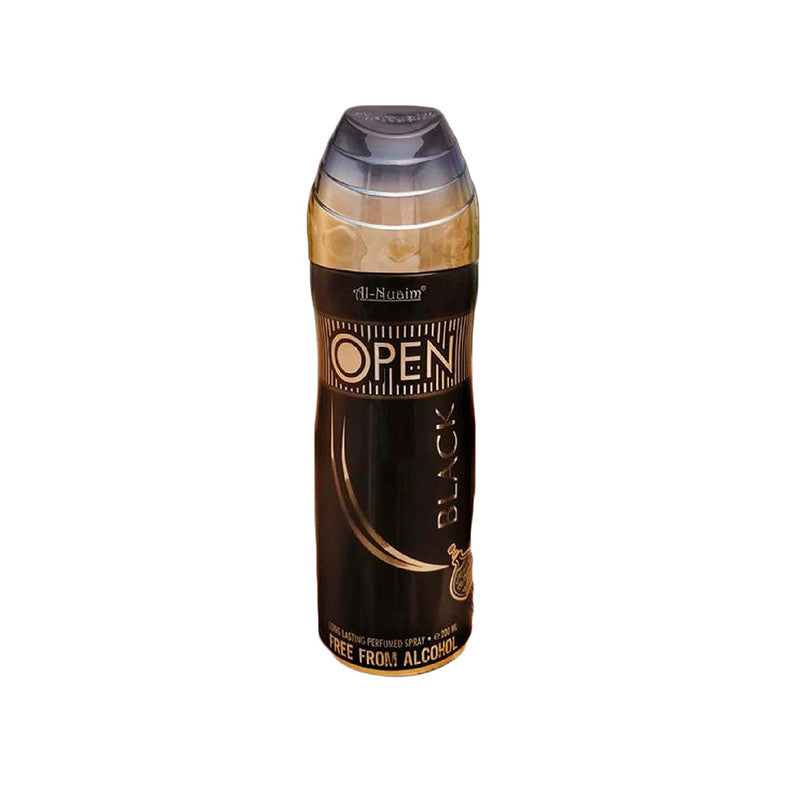 Shop Al-Nuaim Open Black No Alcohol Deodorant 200ML
