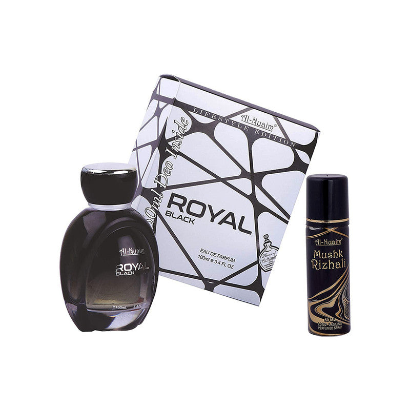 Shop Al-Nuaim Royal Black Eau De Parfum Luxury Parfum 100ML
