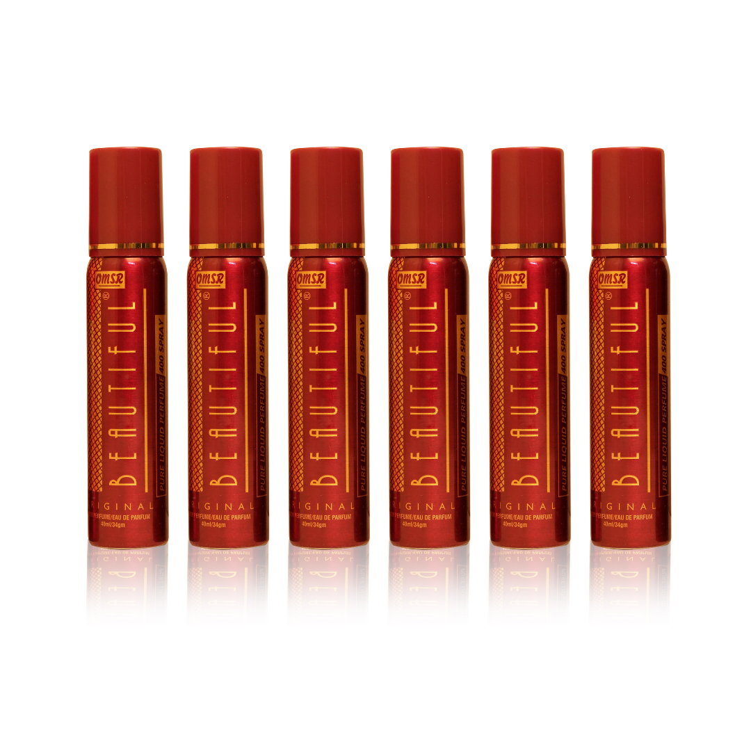 OMSR Beautiful Red Mini perfume 40ml Each (Pack of 6)