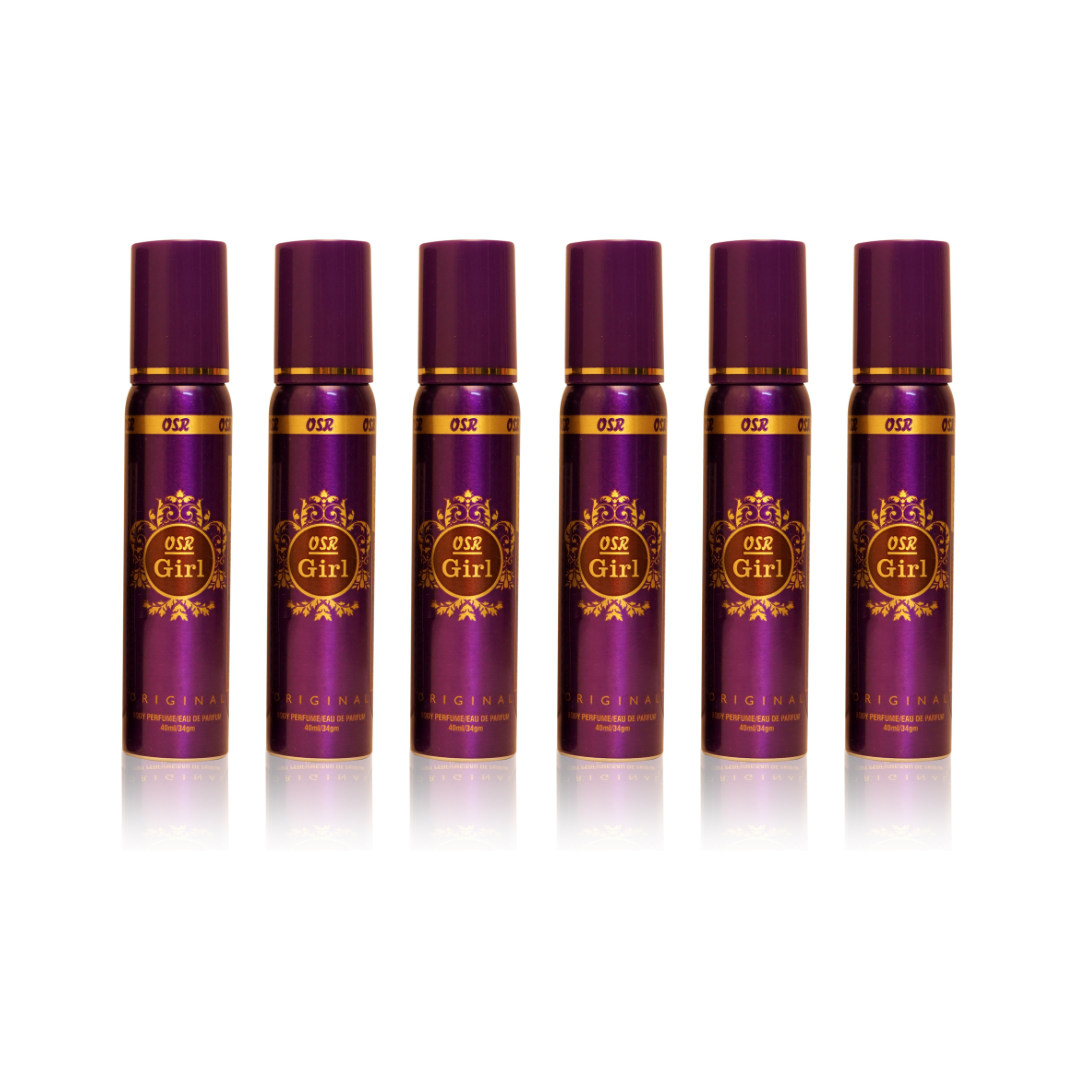 OSR Girl Mini perfume 40ml Each (Pack of 6)