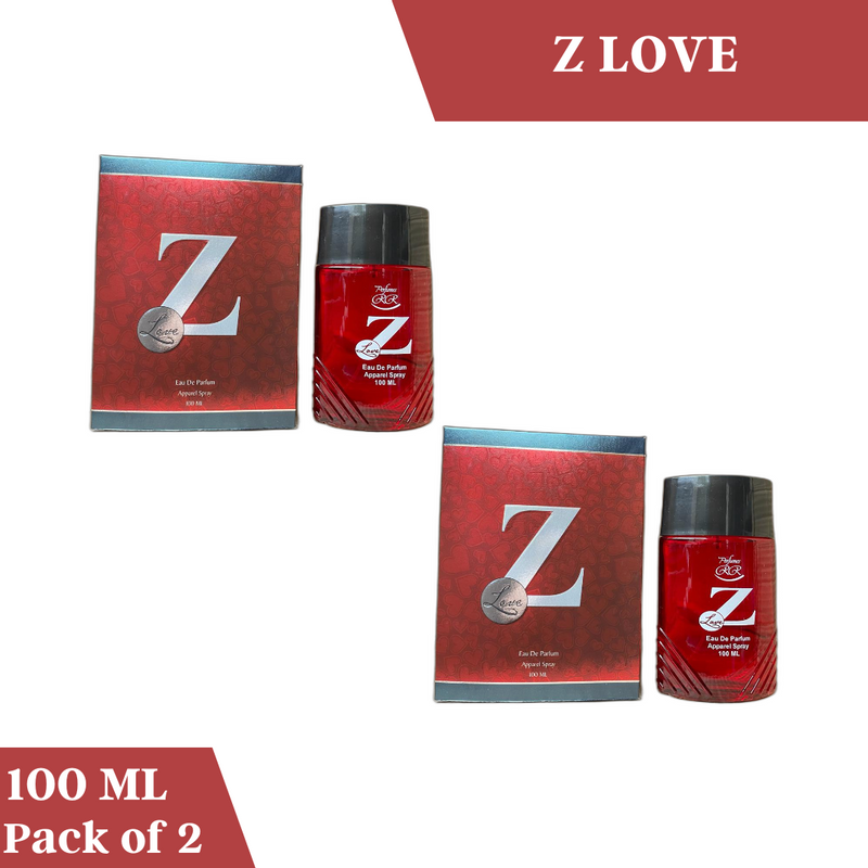 Ricky Ricado Z Red Love Perfume 100ml Each (Pack of 2)