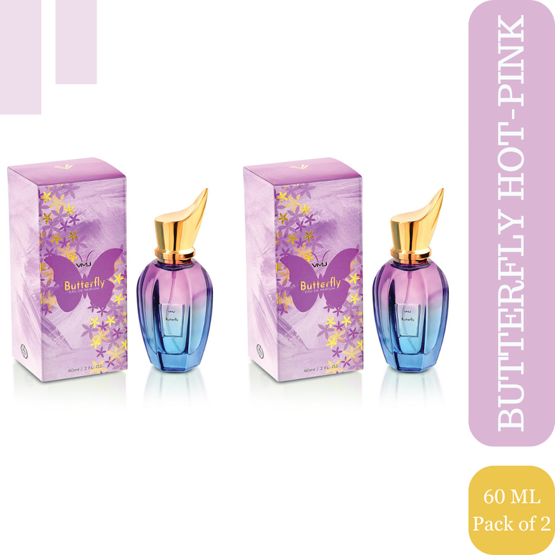Shop Viwa VMJ Butterfly Hot Pink Eau De Parfum 60ml Each (Pack of 2)