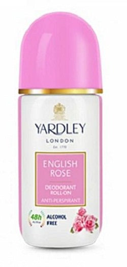 Shop Yardley London English Rose Deo Roll On Alcohol Free 50ML For Women