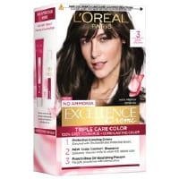 L'Oreal Excellence Creme 3 Dark Brown Hair Colour : 72 ml + 100 gms