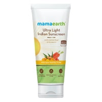 Mamaearth Ultra Light Indian Sunscreen SPF 50 : 80 gms