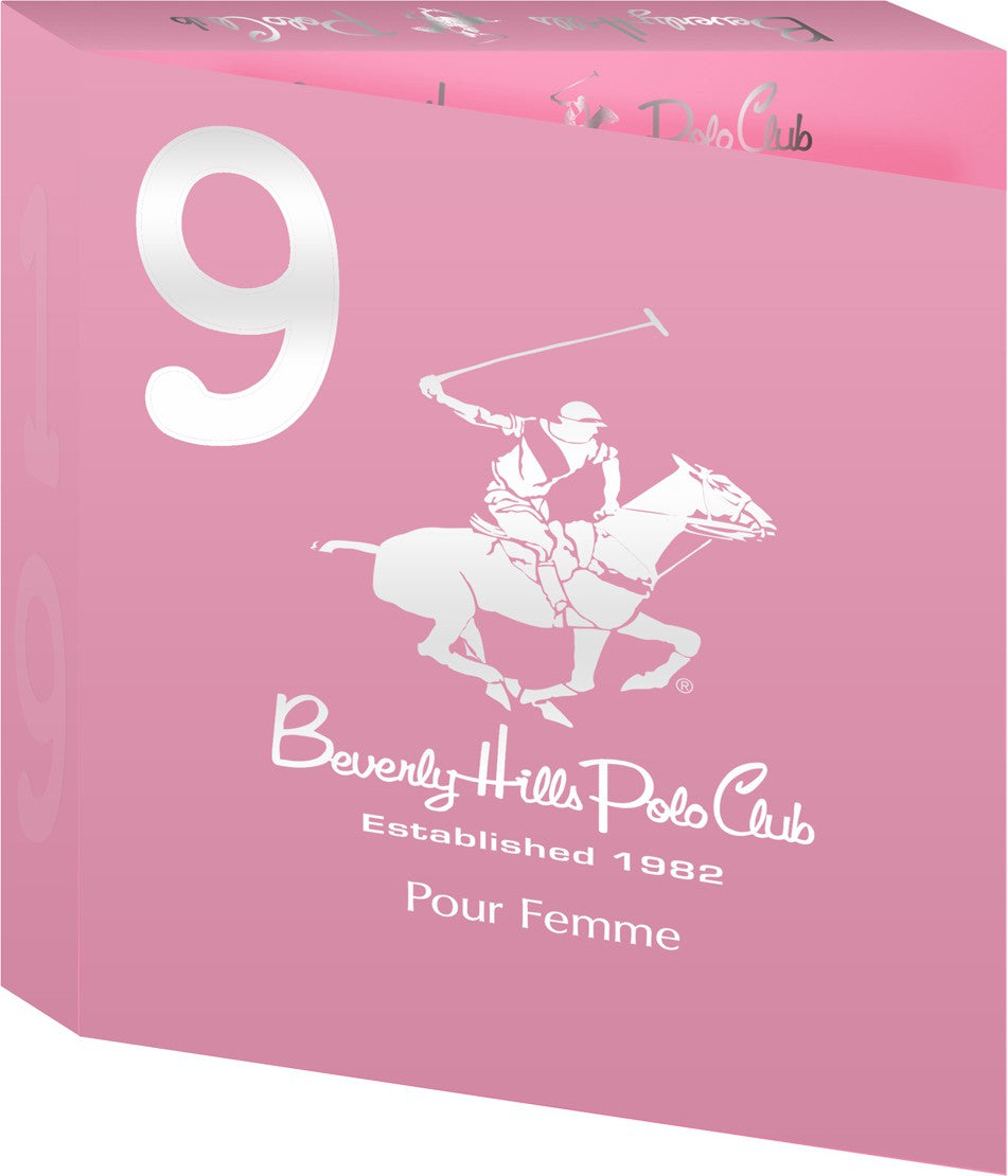Shop Beverly Hills Polo Club Sport No 9 For Women 200ML Body Wash, 50ML EDT Perfume and 150ML Deodorant Gift Set