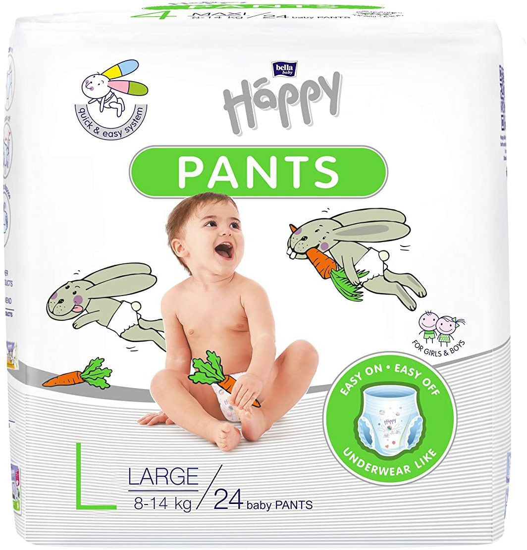 Shop Bella Baby Happy Pants L (Large) 8-14kg 24 baby Pants