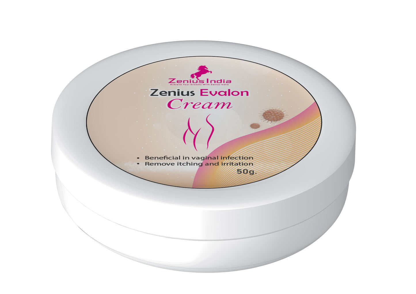 Zenius Evalon Cream | Vagina Infection Cream & Vaginal Itching Cream 50G Cream