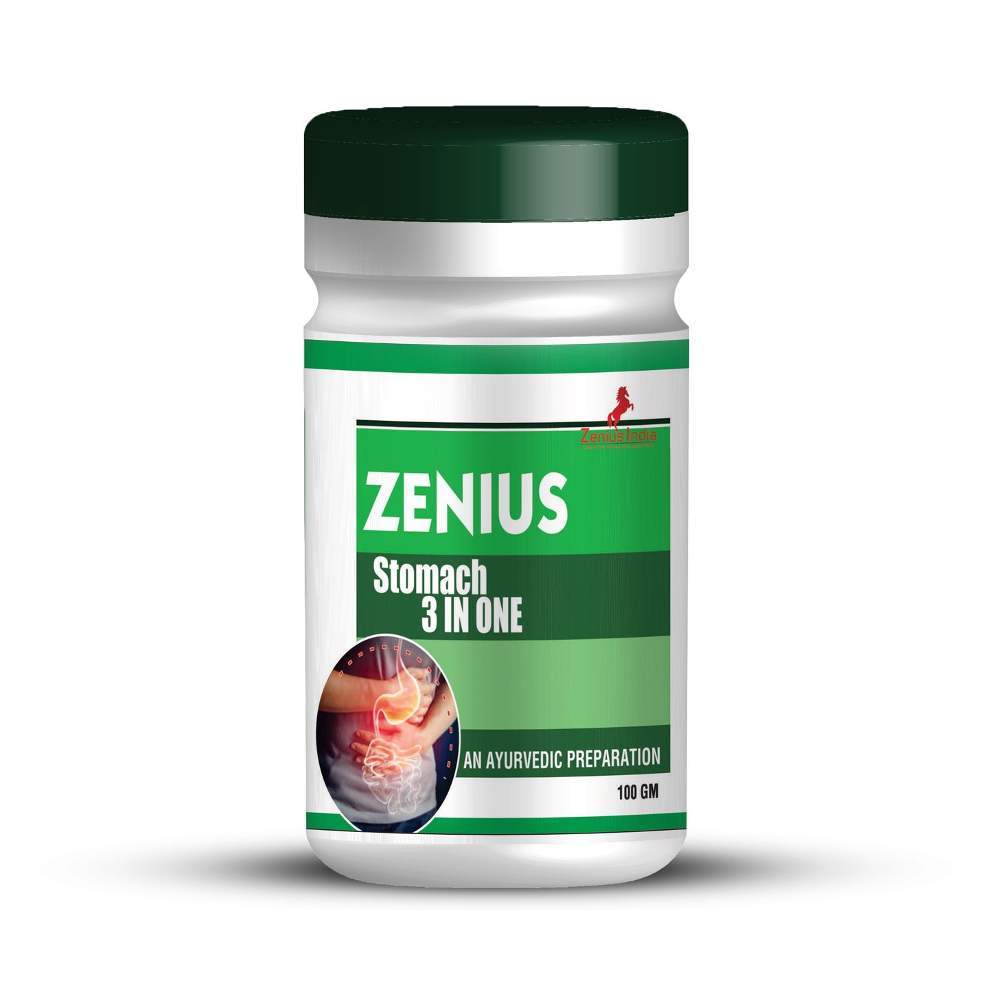 Zenius Stomach 3IN Powder for Constipation Relief Powder, Digestive Health Supplements (100G Powder)