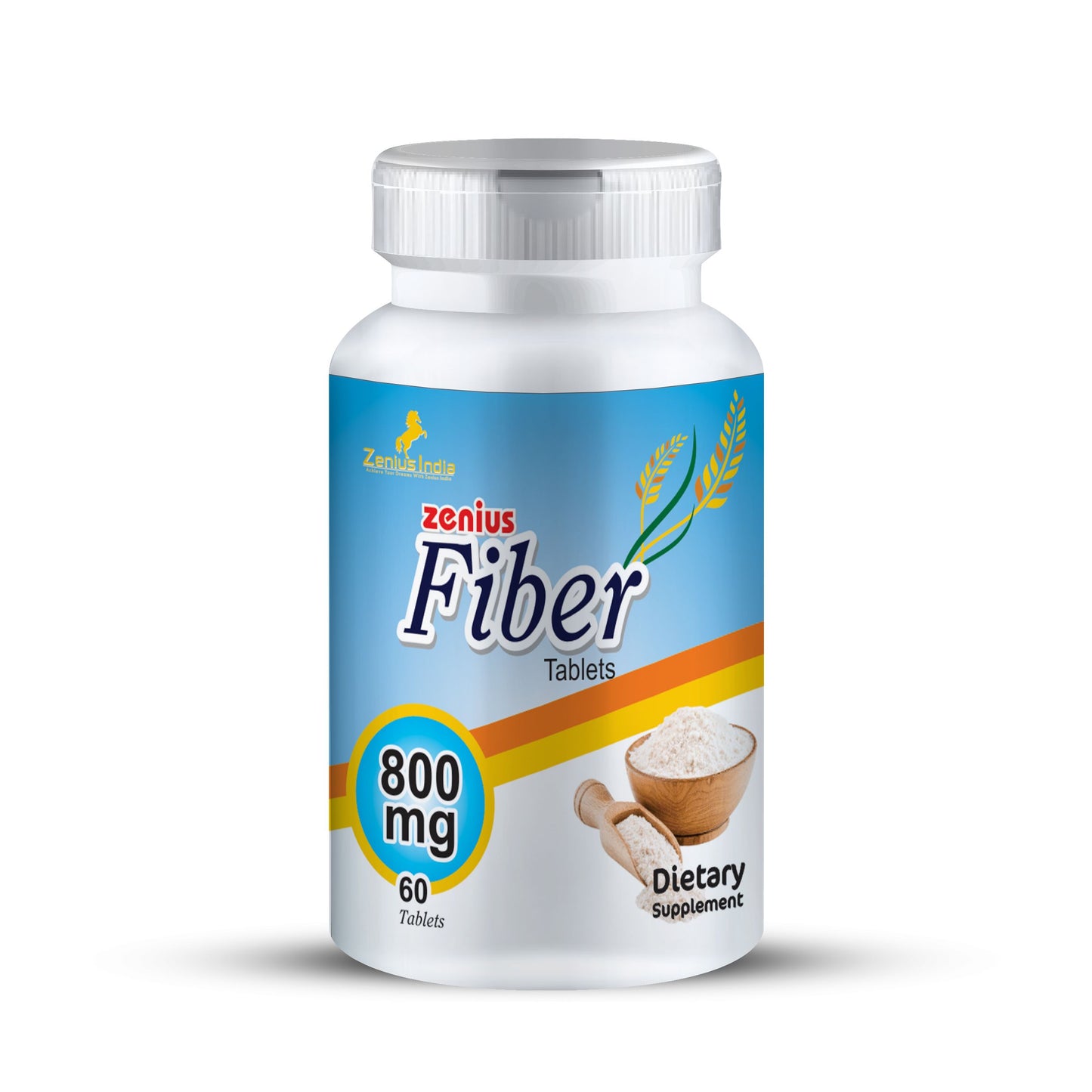Zenius Fiber Tablets| Constipation Relief Tablets, Cholesterol Care Capsule (60 Tablets)