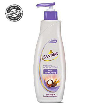 Shop Santoor Perfume Body Lotion Light Moisturising Shea Butter & Sandalwood Extract 250ML