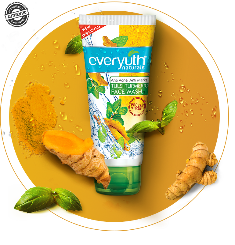 Shop EverYuth Naturals Tulsi Turmeric Face Wash 150GM
