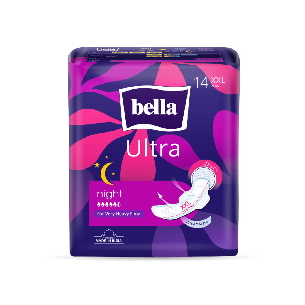 Bella Perfecta Ultrathin Sanitary Napkins Night Dray 14 Pcs