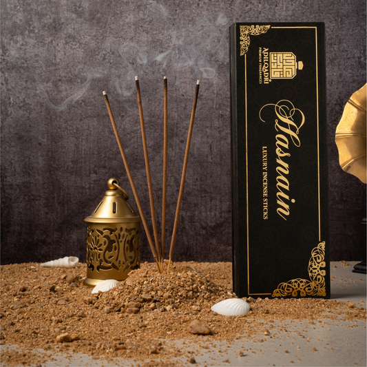 Adil Qadri Hasnain Premium Quality Agarbatti ( Incense Stick ) 100 gms
