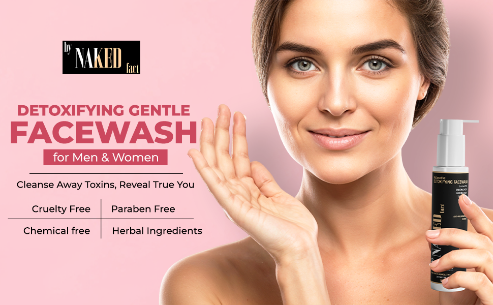 Restorative Detoxifying Gentle Facewash by NAKED fact - 100g