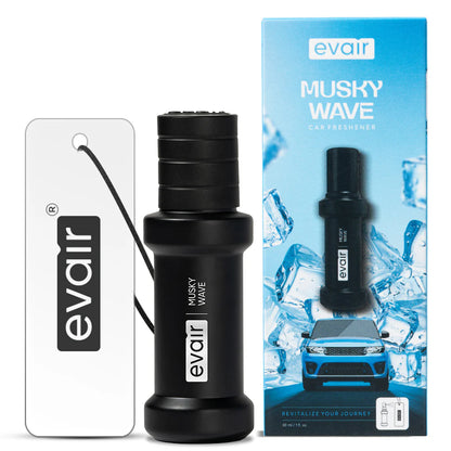 Evair Musky Wave – 30ml Car Freshener with 250+ Sprays