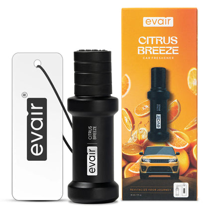 Evair Citrus Breeze – 30ml Car Freshener with 250+ Sprays