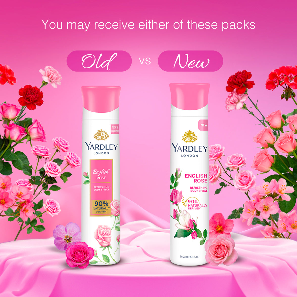 YARDLEY ENGLISH ROSE DEO 150ML