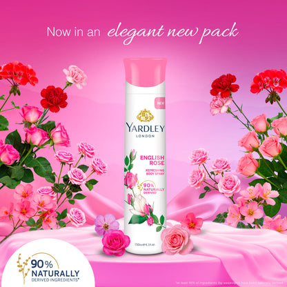YARDLEY ENGLISH ROSE DEO 150ML