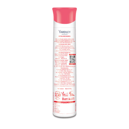 YARDLEY ROYAL RED ROSES DEO 150ML