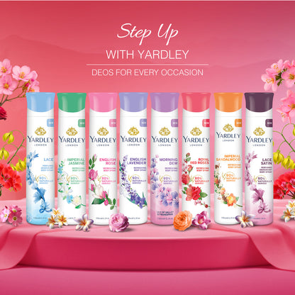 YARDLEY ROYAL RED ROSES DEO 150ML
