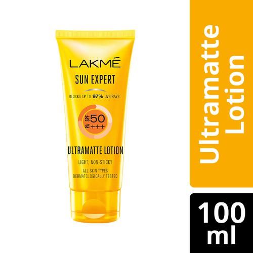 Lakme Sun Expert SPF 50 PA+++ Ultra Matte Lotion: 100 ml