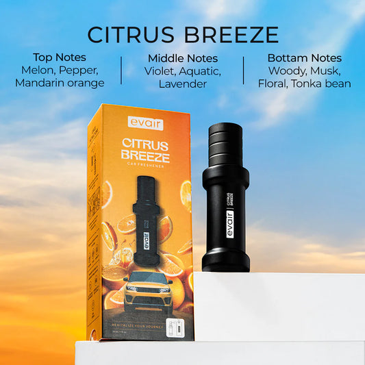 Evair Citrus Breeze – 30ml Car Freshener with 250+ Sprays