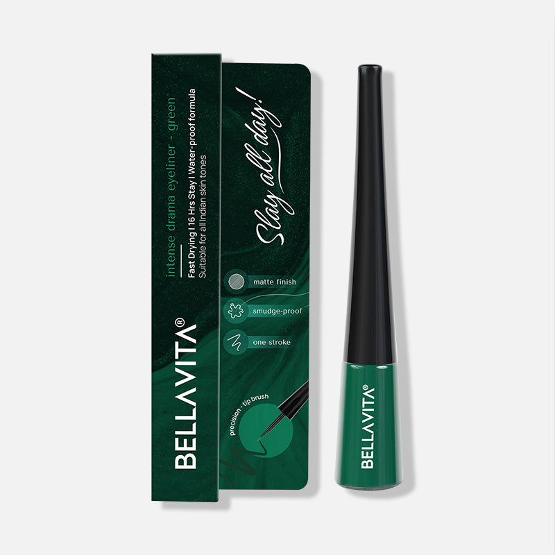 Bellavita Intense Drama Green Eyeliner