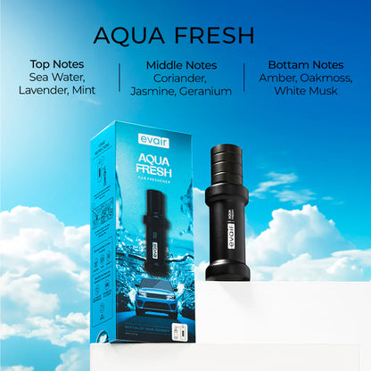 Evair Air Aqua Fresh – 30ml Car Freshener with Over 250 Long-Lasting Sprays