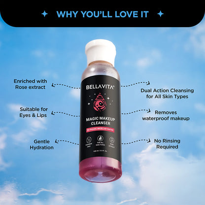 Bellavita Magic Makeup Cleanser Bi-Phasic Micellar Water