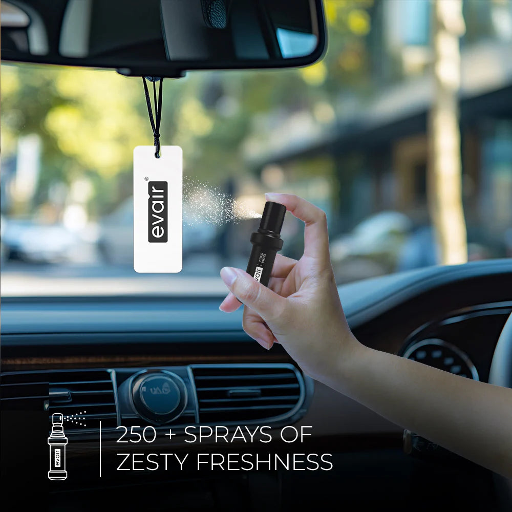 Evair Citrus Breeze – 30ml Car Freshener with 250+ Sprays
