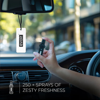 Evair Air Aqua Fresh – 30ml Car Freshener with Over 250 Long-Lasting Sprays