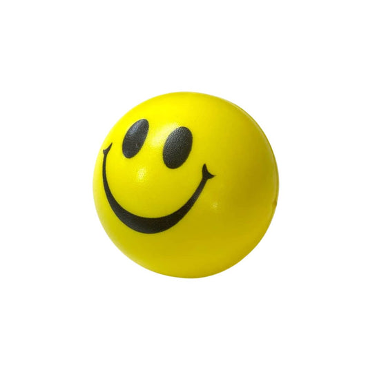 Marvel Products Stress Reliver Smiley Soft Ball For Hand Forearm Exercise & Blood Pressure Control & Stress Relief, 10Cm (Yellow)