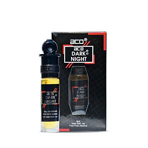 Aco Perfumes Dark Night Alcohol - Free Attar Roll On 8ml